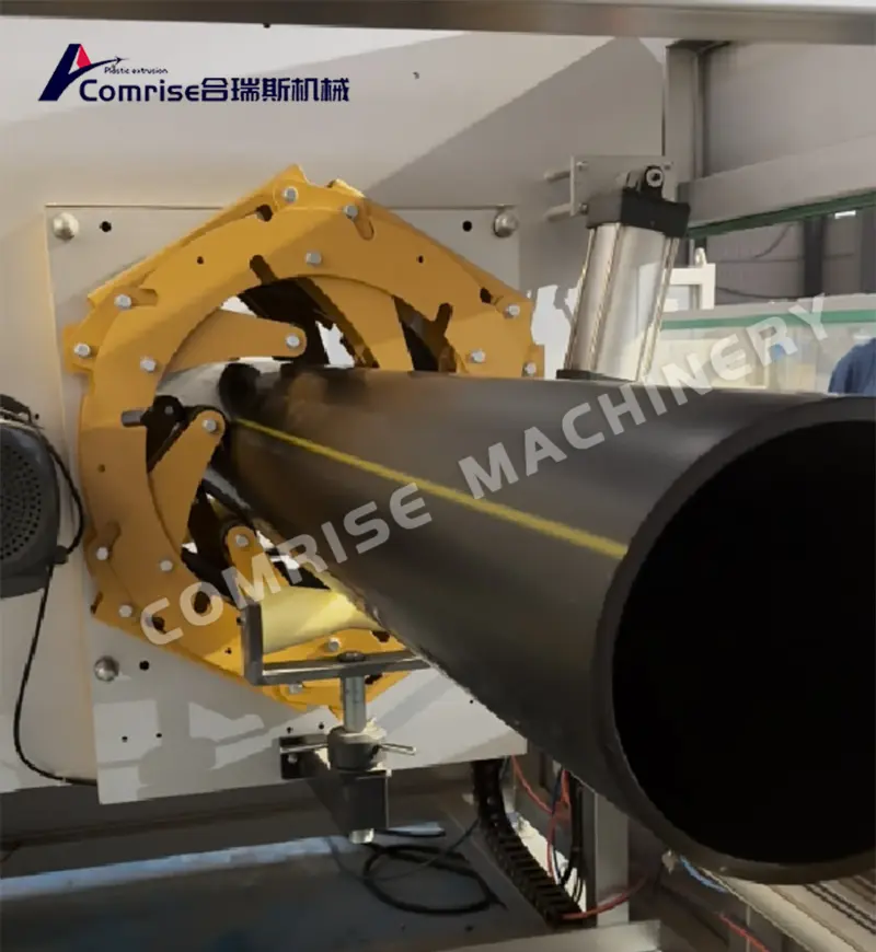 200-500mm HDPE পাইপ মেশিন ট্রায়াল গ্রাহক সন্তুষ্টি সম্পন্ন