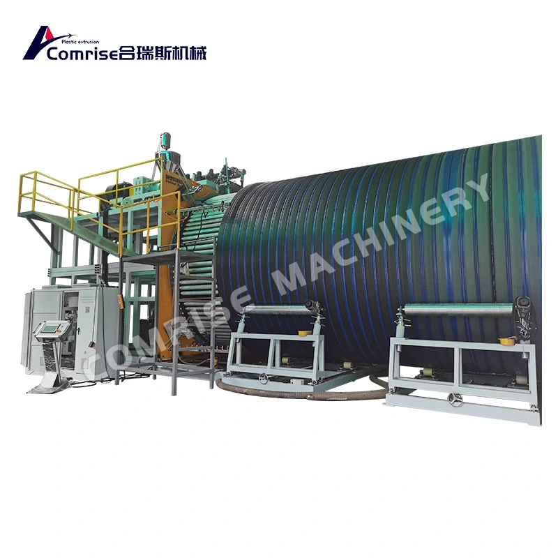 PE Hollow Wall Winding Pipe Extrusion Line